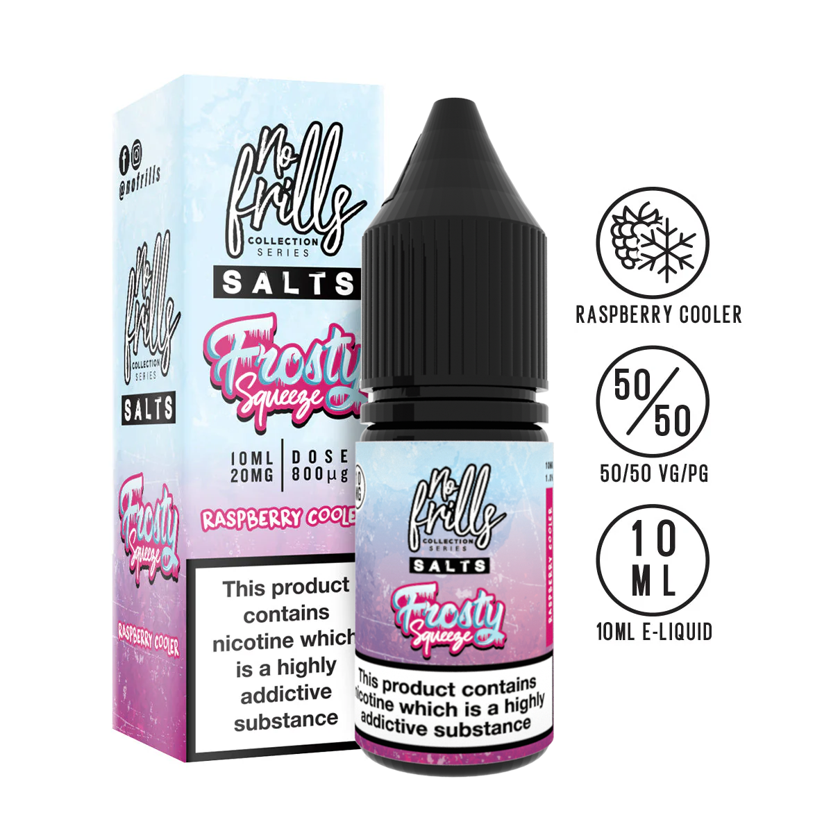 No Frills - Frosty Squeeze - Nic Salts - 10ml
