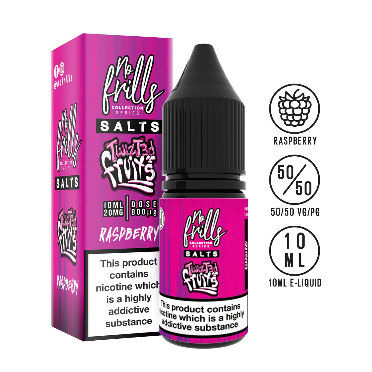 No Frills - Twizted Fruits - Nic Salts - 10ml