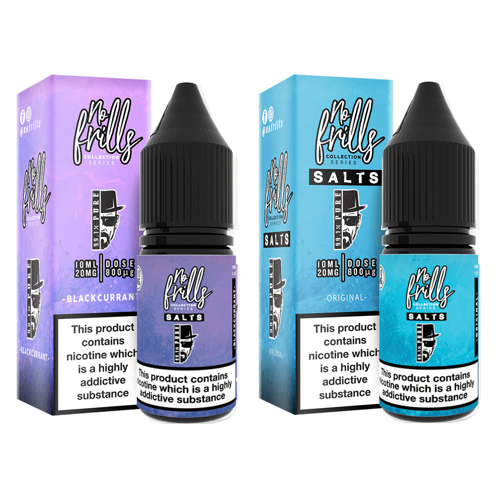 No Frills - 99.1% - Nic Salts - 10ml