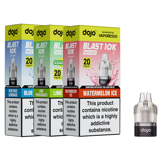 Vaporesso Dojo Blast 10K & 30K Pod & Refill