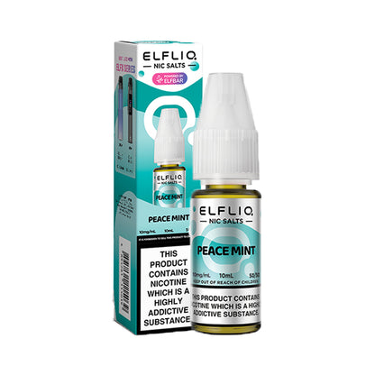 Elf Bar Elfliq Peace Mint Nic Salts 10ml | The Ace of Vapez Distro