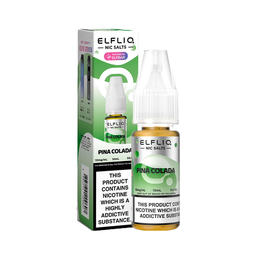 Elf Bar Elfliq Pina Colada Nic Salts 10ml | The Ace of Vapez Distro