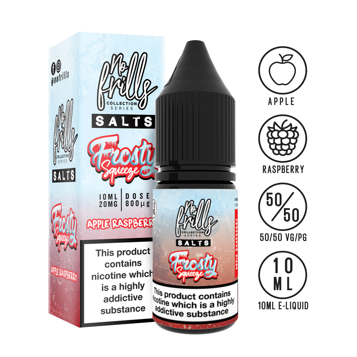 No Frills - Frosty Squeeze - Nic Salts - 10ml