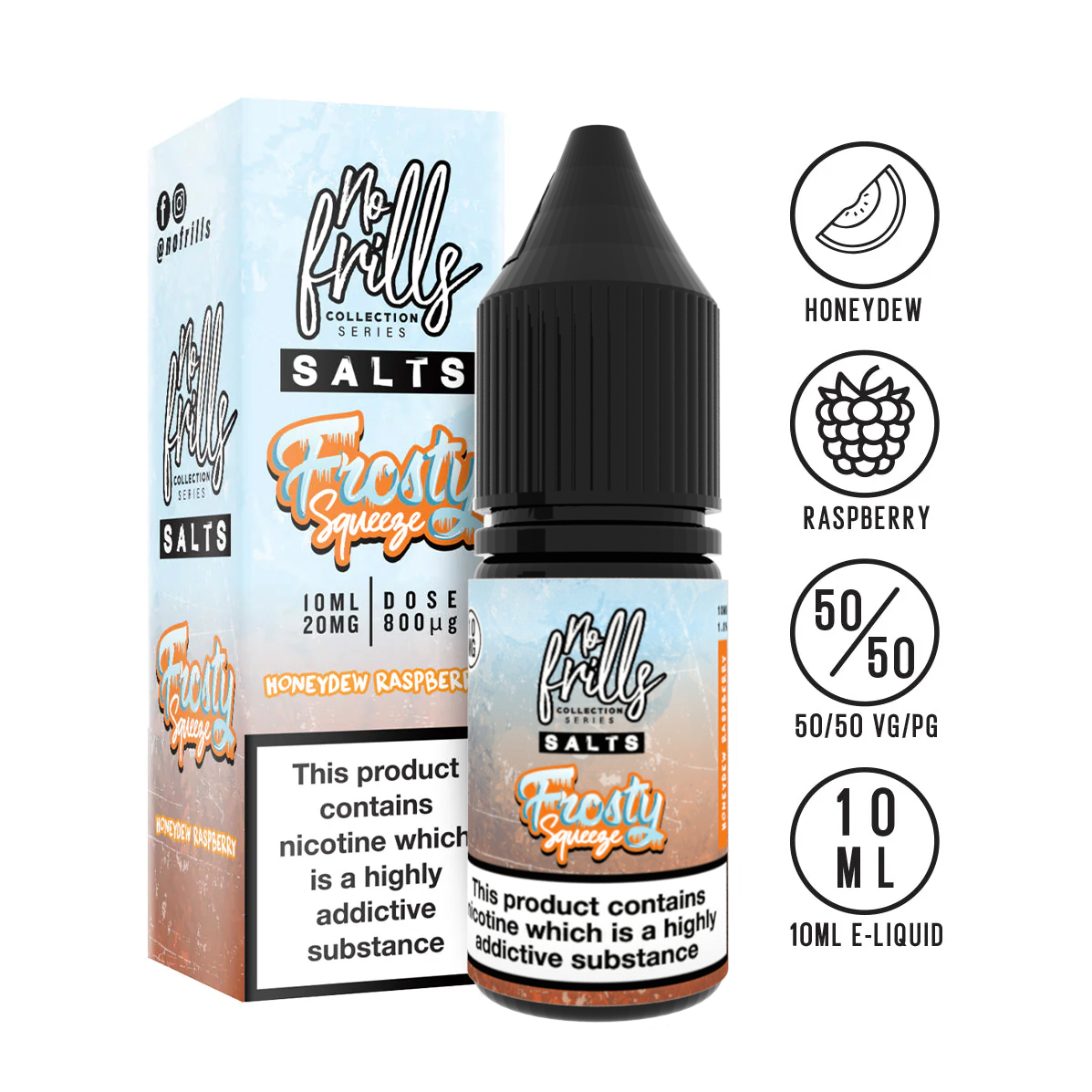 No Frills - Frosty Squeeze - Nic Salts - 10ml