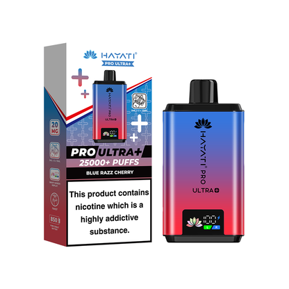 Hayati Pro Ultra Plus 25K Prefilled Vape Kit Blue Razz Cherry | The Ace of Vapez Distro