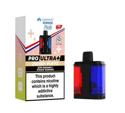 Hayati Pro Ultra Plus 25k Refill Pods Kiwi Banana / Straw' Banana | The Ace of Vapez Distro