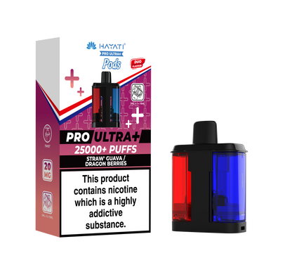 Hayati Pro Ultra Plus 25k Refill Pods Straw' Guava / Dragon Berries | The Ace of Vapez Distro