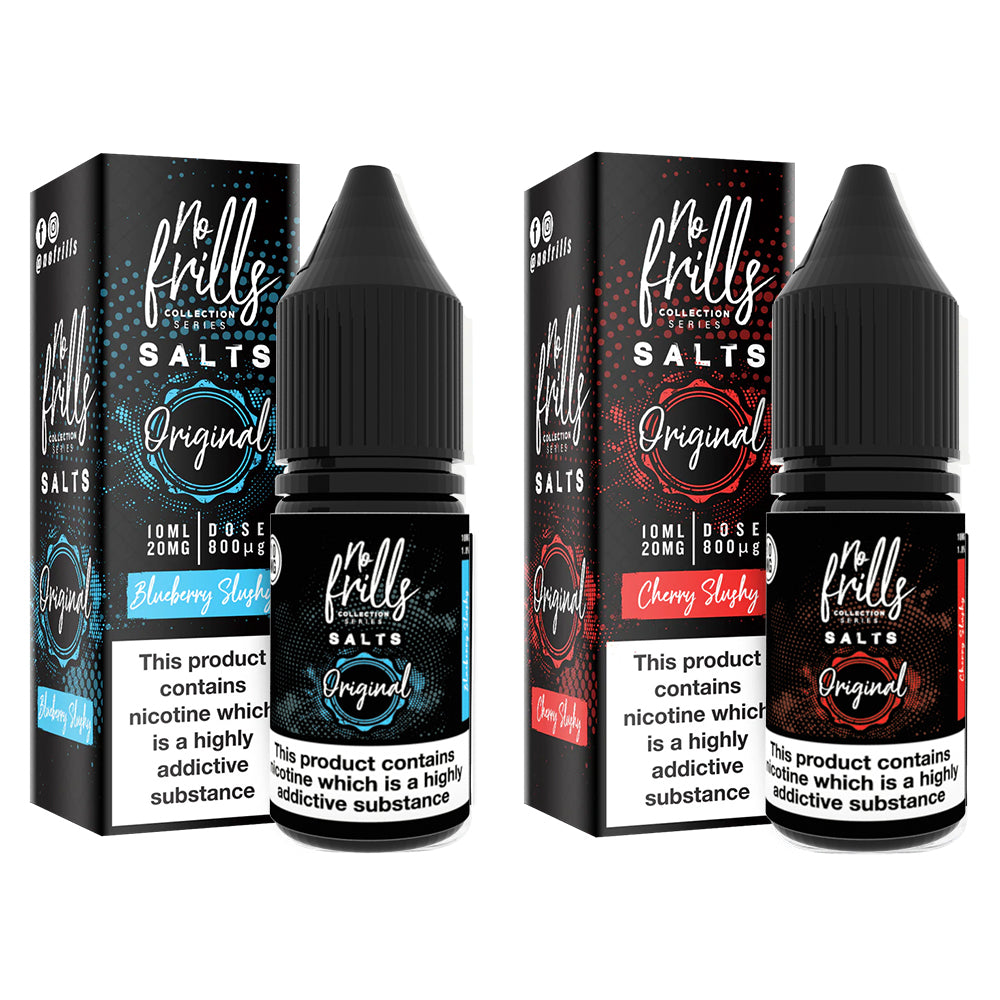 No Frills Original Range - Nic Salts - 10ml