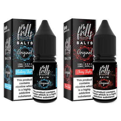 No Frills Original Range - Nic Salts - 10ml