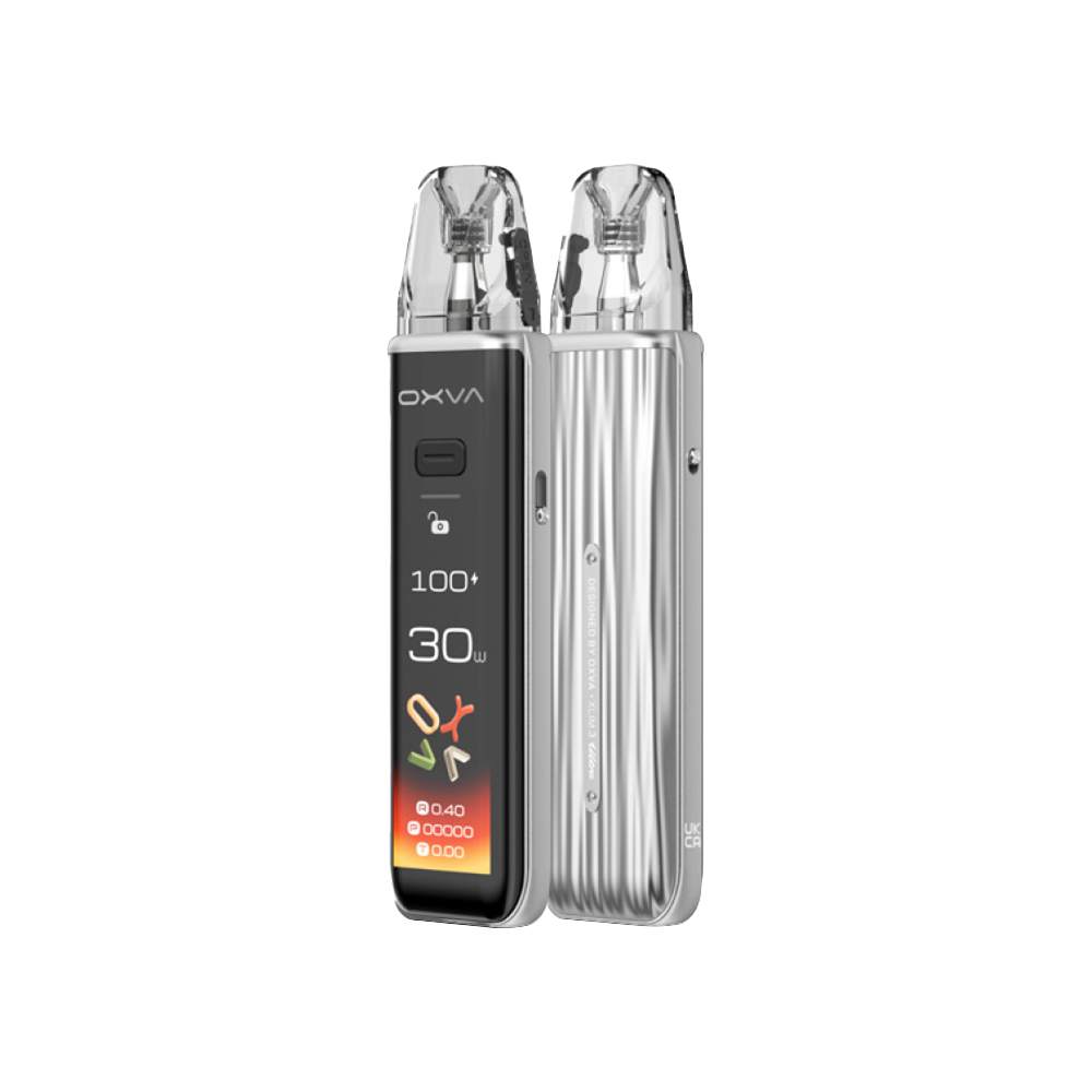 Oxva Xlim 3 Ultra Kit Metal Silver | The Ace of Vapez Distro