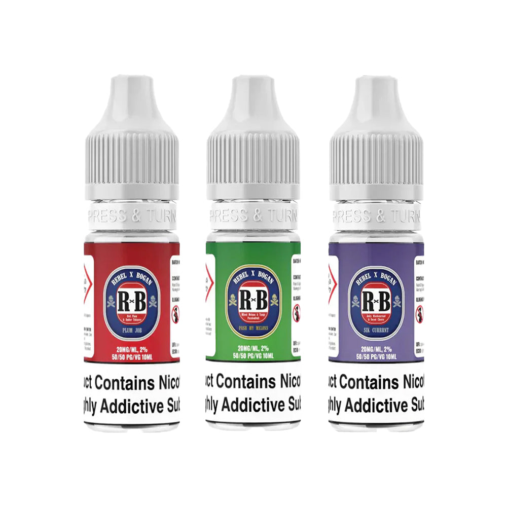 Rebel X Bogan - Nic Salts - 10ml