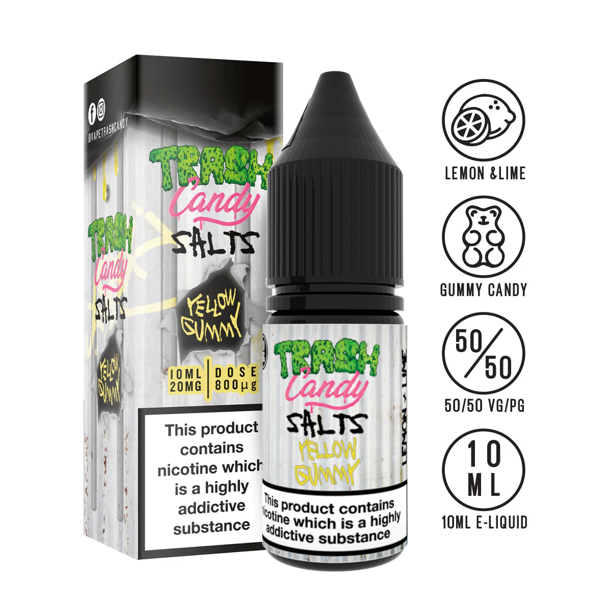 Trash Candy Gummy - Nic Salts - 10ml